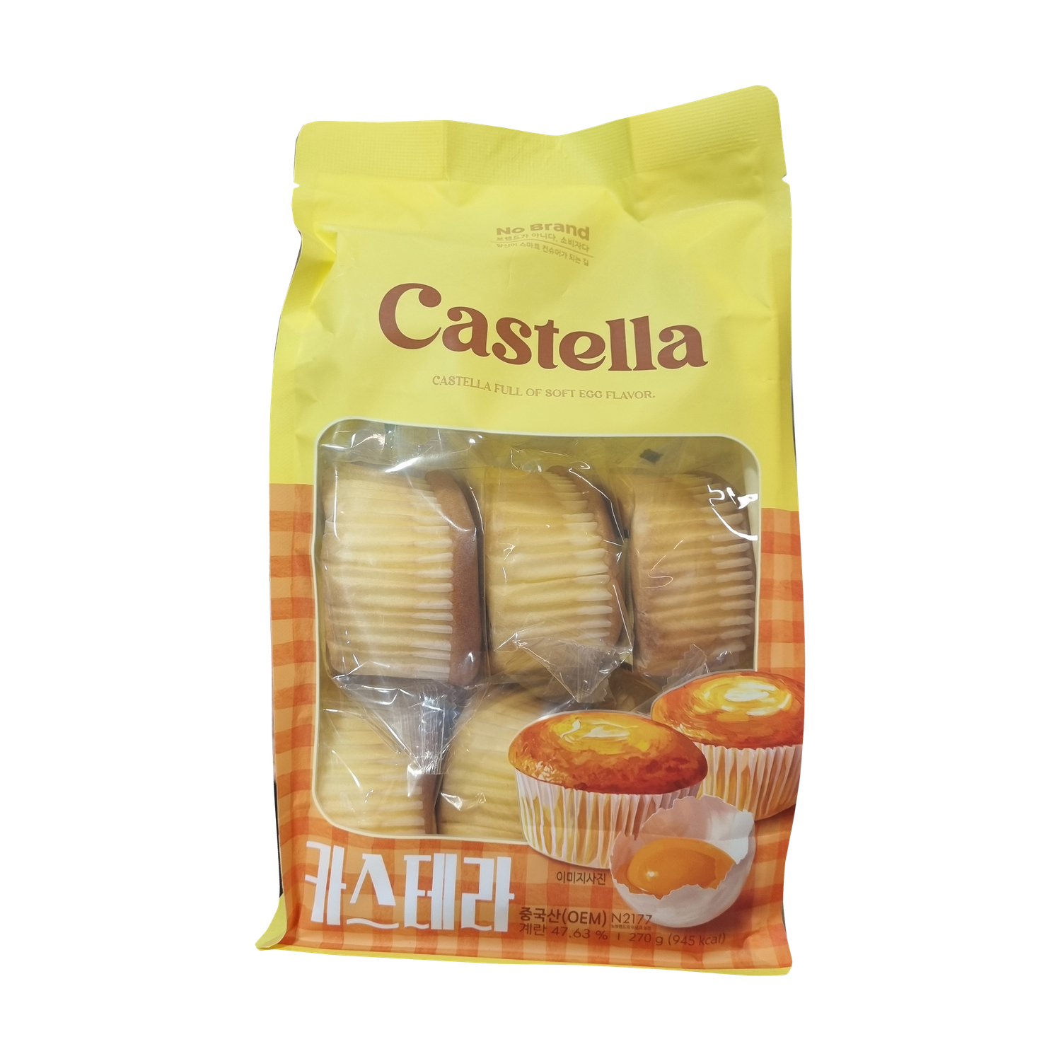 NOBRAND Castella Cake 카스테라 270g